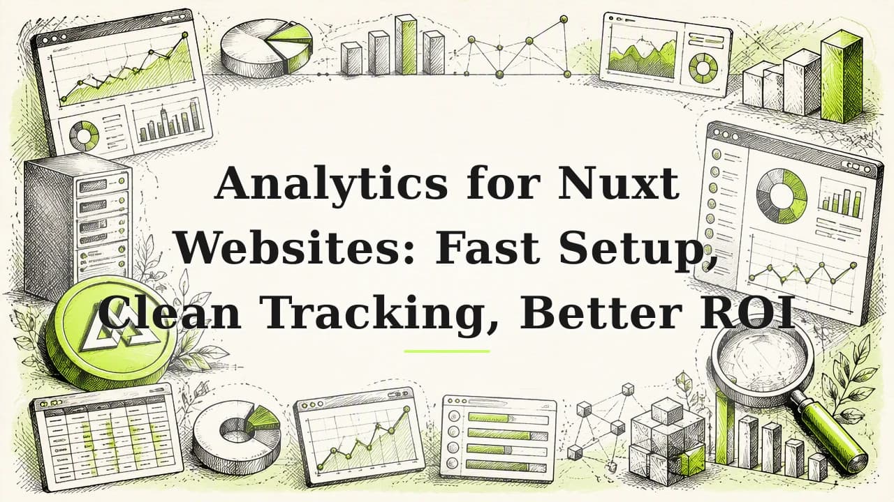 Featured image for: Analytics for Nuxt Websites: Fast Setup, Clean Tracking, Better ROI