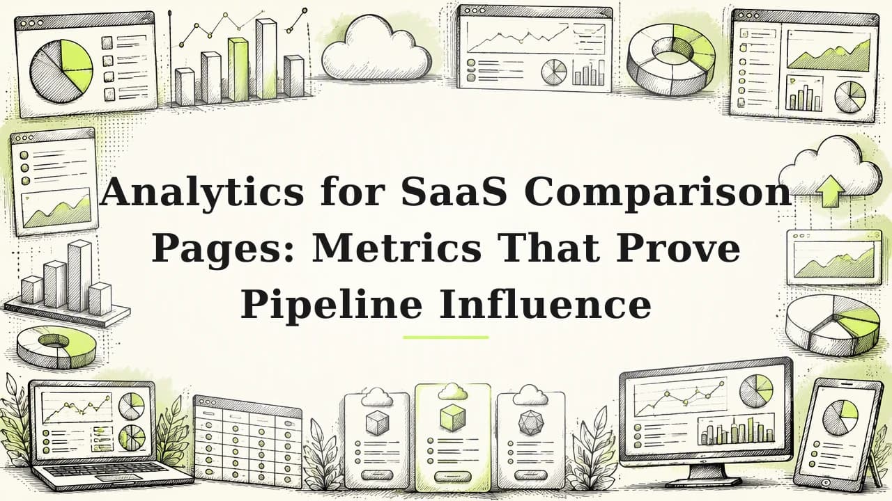 Featured image for: Analytics for SaaS Comparison Pages: Metrics That Prove Pipeline Influence