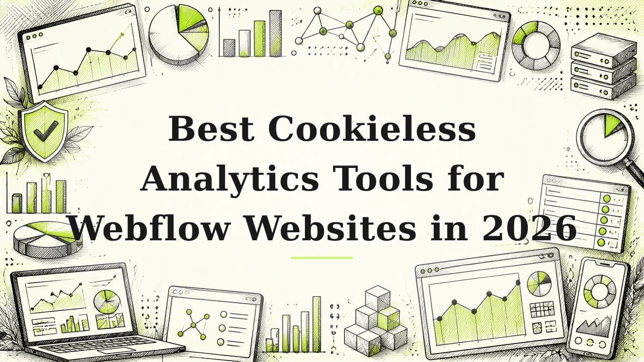 Featured image for: Best Cookieless Analytics Tools for Webflow Websites in 2026