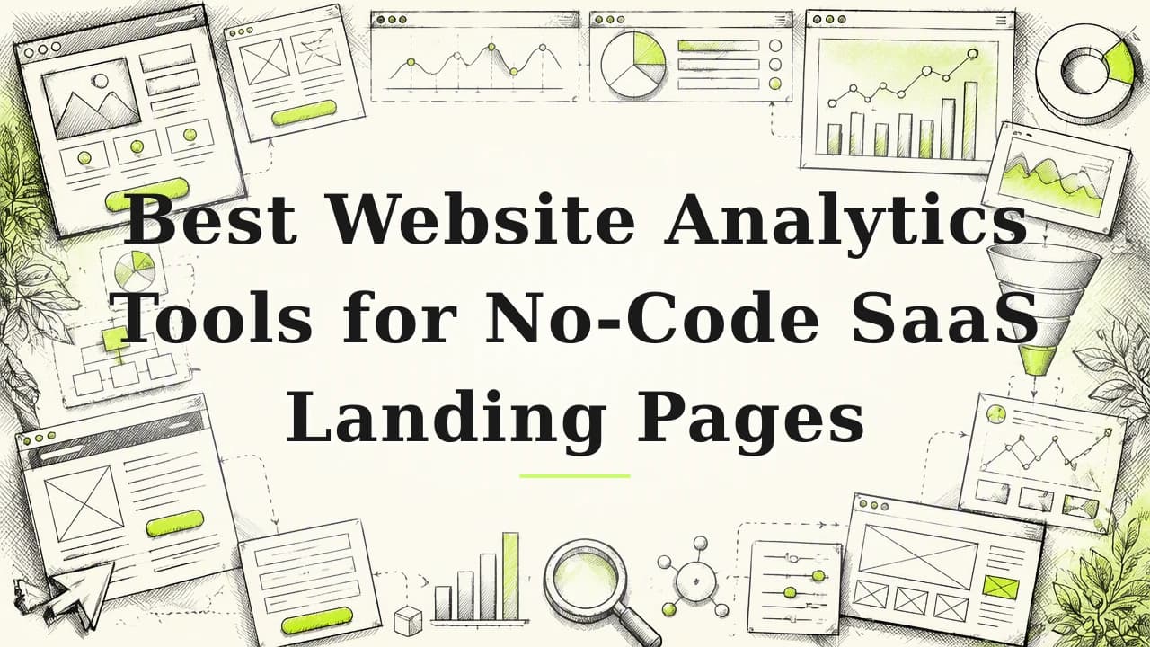 Featured image for: Best Website Analytics Tools for No-Code SaaS Landing Pages