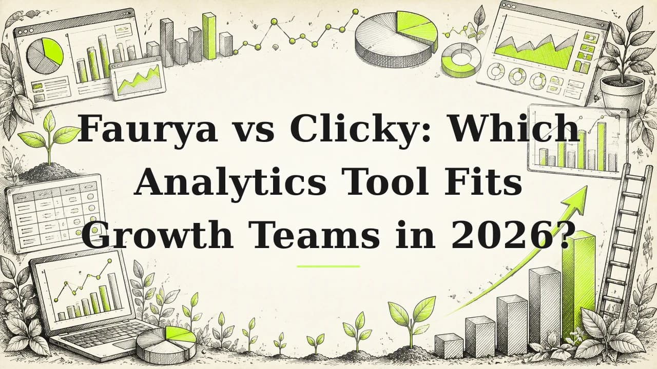 Featured image for: Faurya vs Clicky: Which Analytics Tool Fits Growth Teams in 2026?